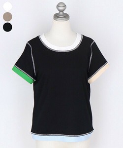 T-shirt Stitch Short-Sleeved T-Shirt 100% Cotton Switching Cut-and-sew [2025 NEW]