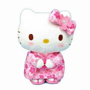 受付終了★2025.10-11月ハローキティ桜着物S  ぬいぐるみサンリオキャラクターズ
