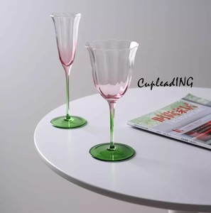 ≪予約商品≫INSスタイル フラワーグラス シャンパングラス カクテルグラス おしゃれな ワイングラス