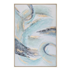 艺术相框 蓝色 白色 100cm