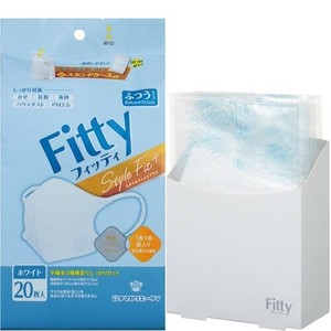 フィッティ スタイルフィットプラス立体 ホワイト ふつうサイズ 20枚入 【マスク】