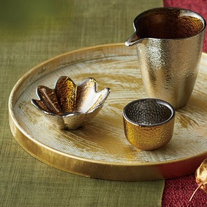【マルサン近藤】M-mode 宴 ウタゲ メタリック フラワーボール&酒盃 食器 夏 冷酒 父の日
