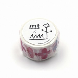 【カモ井加工紙】mt× 松林誠   花飾り  /  マスキングテープ
