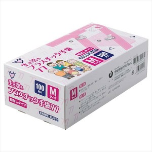 生き活きプラスチック手袋＃77　M 【おしりふき】