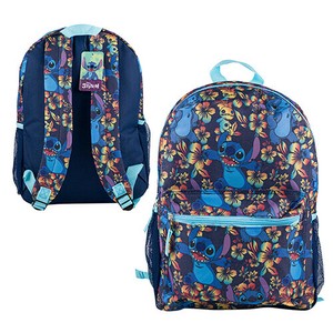 スティッチ リュック 16インチ ( All Over Print ネイビー )