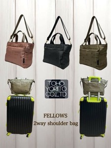 FELLOWS 2WAY 多機能手提げ キャリーオン付き ショルダー