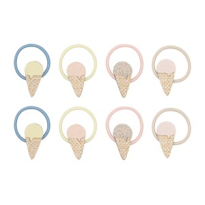 【MIMI&LULA】ICE CREAM MINI PONIES ヘアアクセサリー ヘアゴム キッズ 子ども用 アイスクリーム 夏