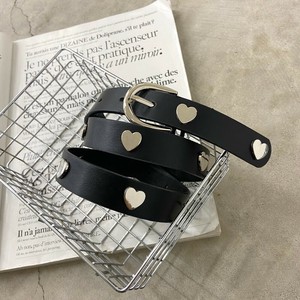 Belt Metallic Heart Motif [2025 NEW]