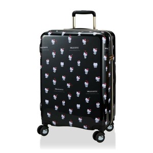 【siffler シフレ】スーツケース サンリオキャラクターズ Mサイズ ドリンクホルダー付き ジッパータイプ