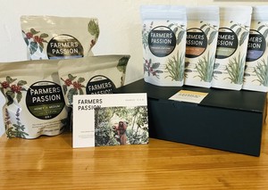 【ギフト】オーガニック珈琲 3種 ( 各100g ) 飲み比べとハーブティー4種飲み比べのギフトセット