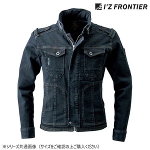 アイズフロンティア 3Dストレッチワークジャケット 12 ブラックインディゴィ M 7250