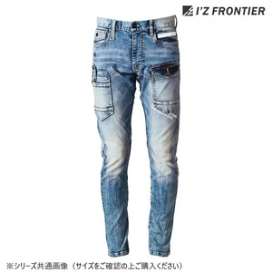アイズフロンティア 3Dデニムカーゴパンツ 17 ヴィンテージブルー 88cm 7352