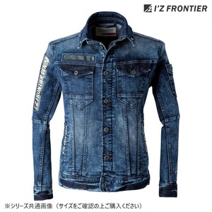 アイズフロンティア 3Dデニムワークジャケット 57 ケミカルインディゴ L 7350