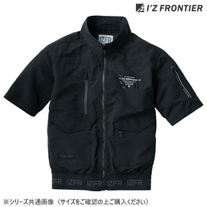 アイズフロンティア A.S.半袖ワークジャケット 05 ブラック L 10225