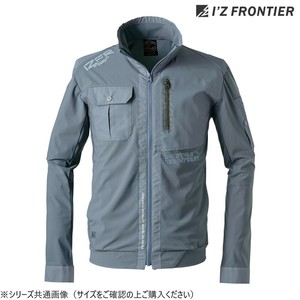 アイズフロンティア F.ストレッチワークジャケット 14 スチールグレー M 3428