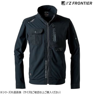 アイズフロンティア F.ストレッチワークジャケット 37 ネオブラック M 3428