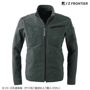 アイズフロンティア ストレッチツイル3Dワークジャケット 15 アーミーグリーン LL 7908