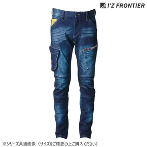 アイズフロンティア ハイキックバックデニムカーゴパンツ 11 インディゴブルー 82cm 7262