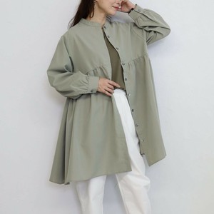 ボリュームシャツブラウス　ゆったり　前開きチュニック　hanahana（ハナハナ）2025新作春夏ss