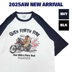 T 恤/上衣 2025年 印花T恤 秋冬新品 6分袖