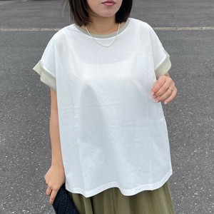 即納【2025新作】ラメTシャツ　半袖　大人　ナチュラル　プルオーバー　無地　夏　ゆったり