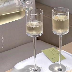 変わったデザイン 高脚デザイン香り立つカップ・冷茶  グラス コップ「2025新作」
