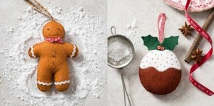 UK直輸入　フエルトミニキット　クリスマス　オーナメント