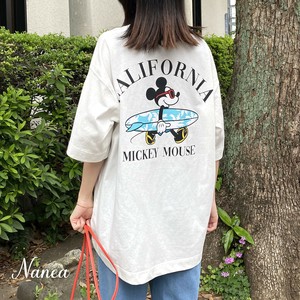 【新作】【正規ライセンス】空紡糸天竺・Mickey Mouse(ミッキーマウス)/サーフミッキー /S/S/ビッグTee②