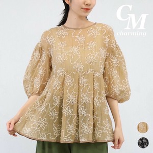 Tunic Flower Puff Sleeve