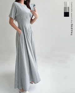 Full-Length Pant Shirt Dress Maxi One Piece Dress