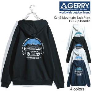 【SPECIAL PRICE】GERRY 裏毛 CAR&MOUNTAIN バックプリント フルジップ パーカー