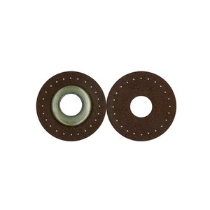 INAZUMA イナズマ 12mmロープ用縫い付けハトメ アンティークゴールド 15mm 4枚入 870 焦茶 BA-12-12AG