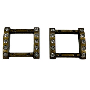 INAZUMA イナズマ 15mm用ビーズ付き角カン 2個入 アンティークゴールド AKT-4-15AG