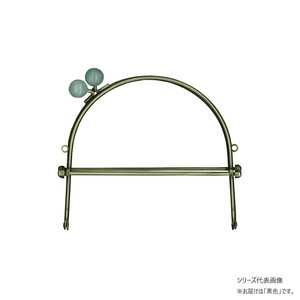 INAZUMA イナズマ キャンディー玉付ベンリー口金 アンティークゴールド 横幅約16cm 26 黒 BK-1078AG