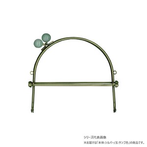 INAZUMA イナズマ キャンディー玉付ベンリー口金 シルバー 横幅約16cm 2 サンゴ BK-1078S