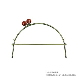 INAZUMA イナズマ キャンディー玉付口金 シルバー 横幅約24cm 102 赤 BK-1079S