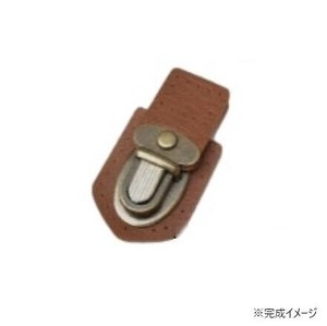 INAZUMA イナズマ 合皮縫付けホック アンティークゴールド 540 茶 BA-38A