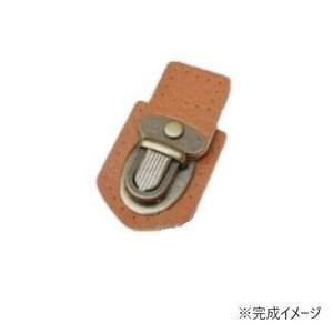 INAZUMA イナズマ 合皮縫付けホック アンティークゴールド 7 キャメル BA-38A