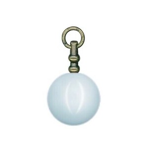 INAZUMA イナズマ 約25mm玉付きファスナー飾り 1個入 118 ミント AK-87-25