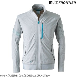 アイズフロンティア A.D.ストレッチワークジャケット 01 シルバーグレー M 3280