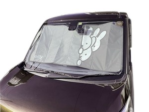 【即納】ミッフィー  パタパタサンシェード カー用品 車内 便利グッズ 雑貨