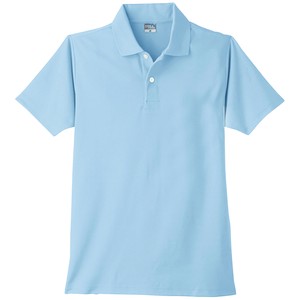 9010　DRY半袖ポロ　ポケットなし　サックス