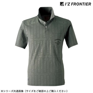 アイズフロンティア P.A.ストレッチ半袖ポロシャツ 23 スモークグレー M 516