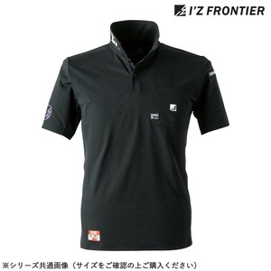 アイズフロンティア P.D.ストレッチ半袖ポロシャツ 05 ブラック LL 525