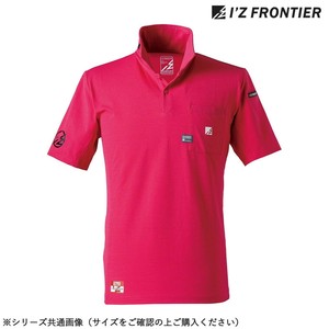 アイズフロンティア P.D.ストレッチ半袖ポロシャツ 63 パニックローズ LL 525