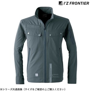 アイズフロンティア ストレッチ3Dワークジャケット 14 スチールグレー M 3120