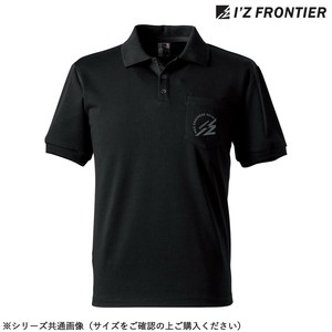 アイズフロンティア ダブルフェイス半袖ポロシャツ 81 エンブロブラック LL 114ES