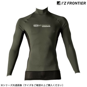 アイズフロンティア 冷感コンプレッションハイネックシャツ 10 カーキ L 221