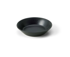 ≪メーカー取寄≫カサネ ラウンドプレート　SS　BK［タイ製 食器 ］