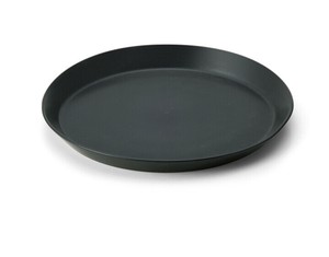 ≪メーカー取寄≫カサネ ラウンドプレート　S　BK［タイ製 食器 ］